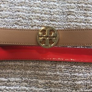 Tory Burch reversible patent belt